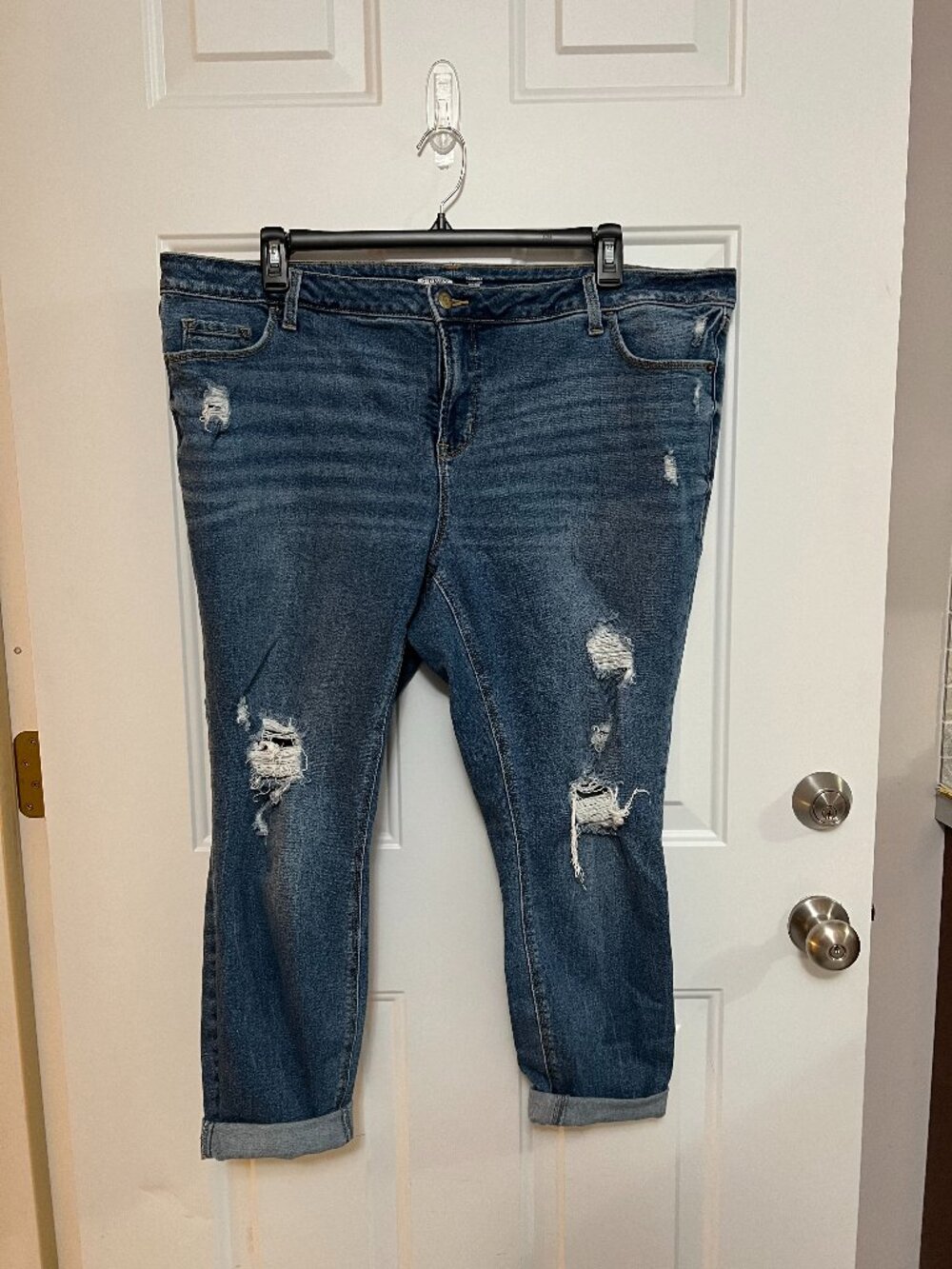 Old Navy Rockstar Distressed High Rise Skinny Jeans Size 22 Plus